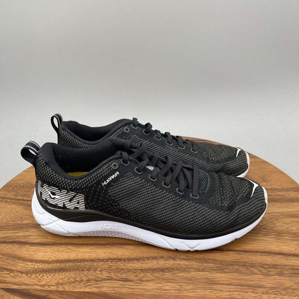 Hoka One One Hupana Shoes Womens Size 9.5 Black Running Comfort Walking Sneakers